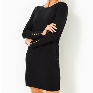 Lilly Pulitzer Ellis UPF 50+ Dress in Noir